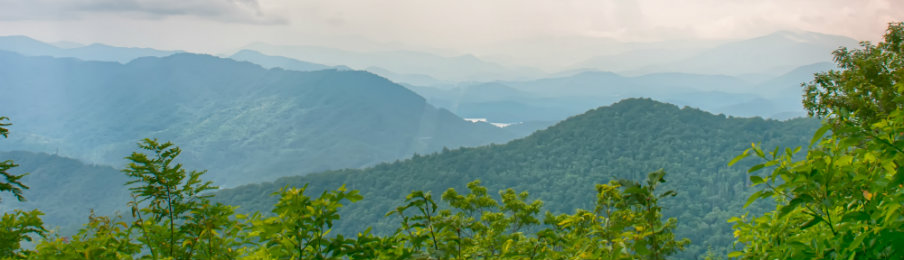Ridges of the Smokey Mountains near Waynesville